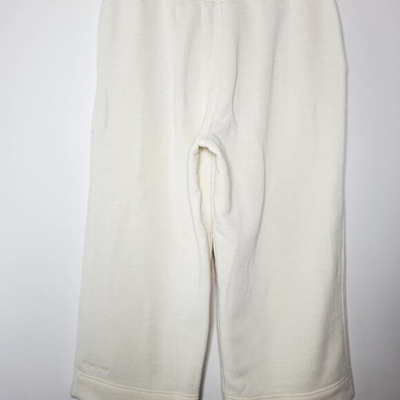 Smartwool Women's Recycled Terry Crop Wide Leg Pant In Almond NEW WITH TAGS - Picture 15 of 16